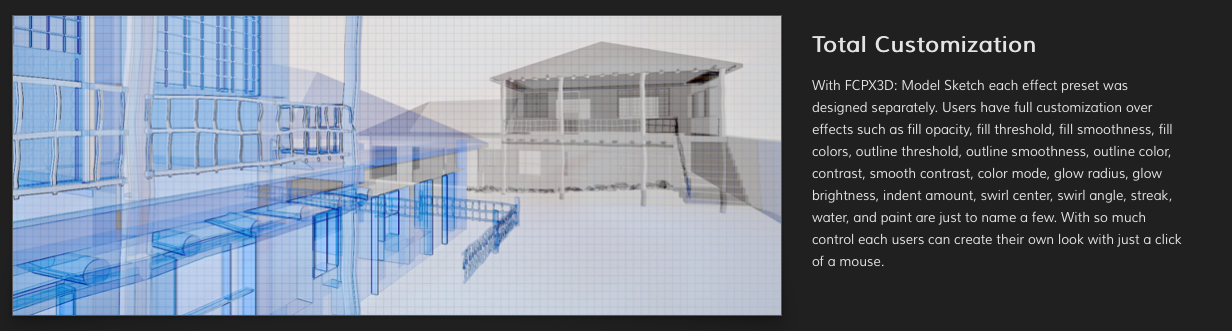 FCPX3D Model Sketch Plugin for Pixel Film Studios