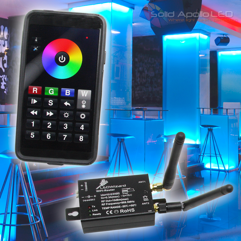 LEDWizard Smartphone and Tablet LED Controller and Router