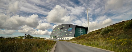 The completed Filbornaverket power plant, now fully operational.