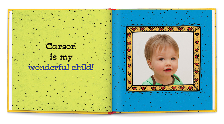 I See Me!'s "Who Loves You, Baby?" is personalized with a child’s name and photo on the cover of the book.