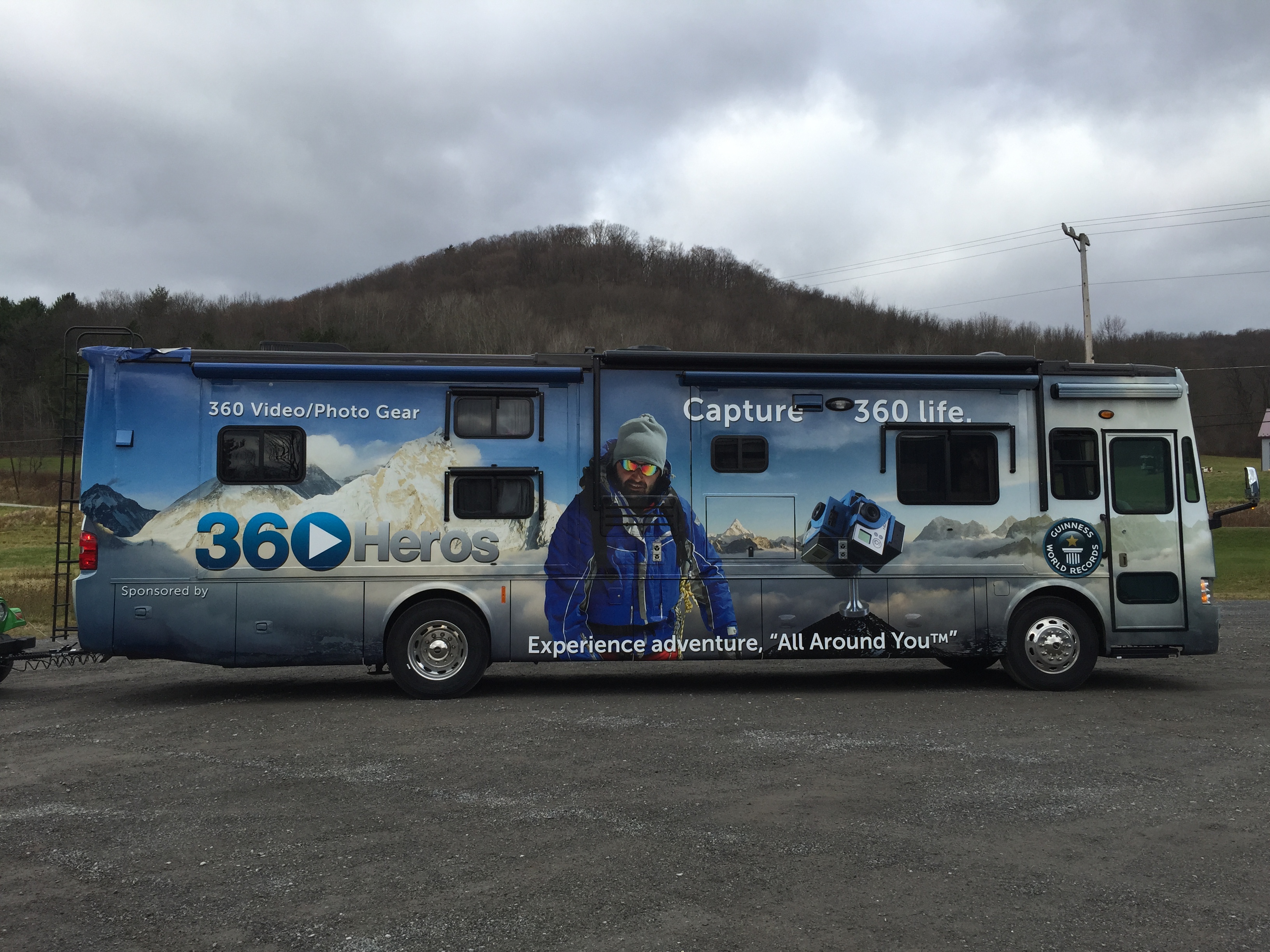 The 360RV commemorates 360Heros 2015 Guinness World Record.
