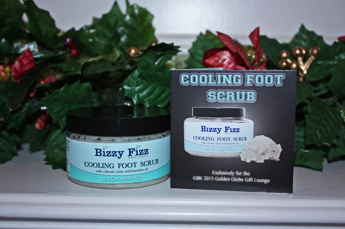 Bizzy Fizz Bath Treats Cooling Foot Scrub is a favorite with runners,
