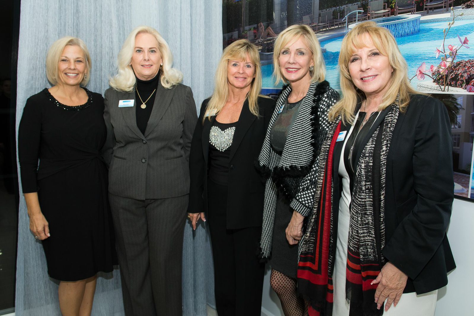 Azure Condominium Sales Associates: Judy Saunders, Nancy White,  Jackie Callioette, Sandi Lyman, and Linda Schlinck