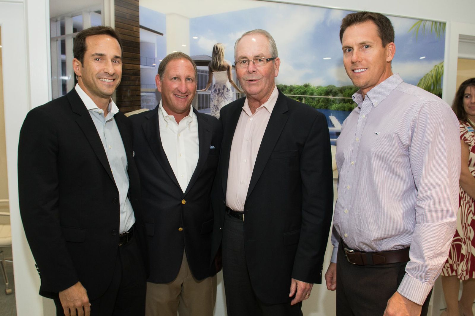 David Sheehan of Sheehan Realty; Tom Frankel President of Frankel Enterprises; Tom Gilbane and Adam Young of Gilbane Construction Company