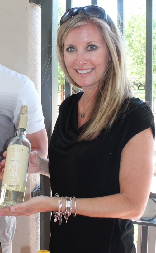 Piattelli US Sales Director Lisa Runyan at a Piattelli Wine Tasting