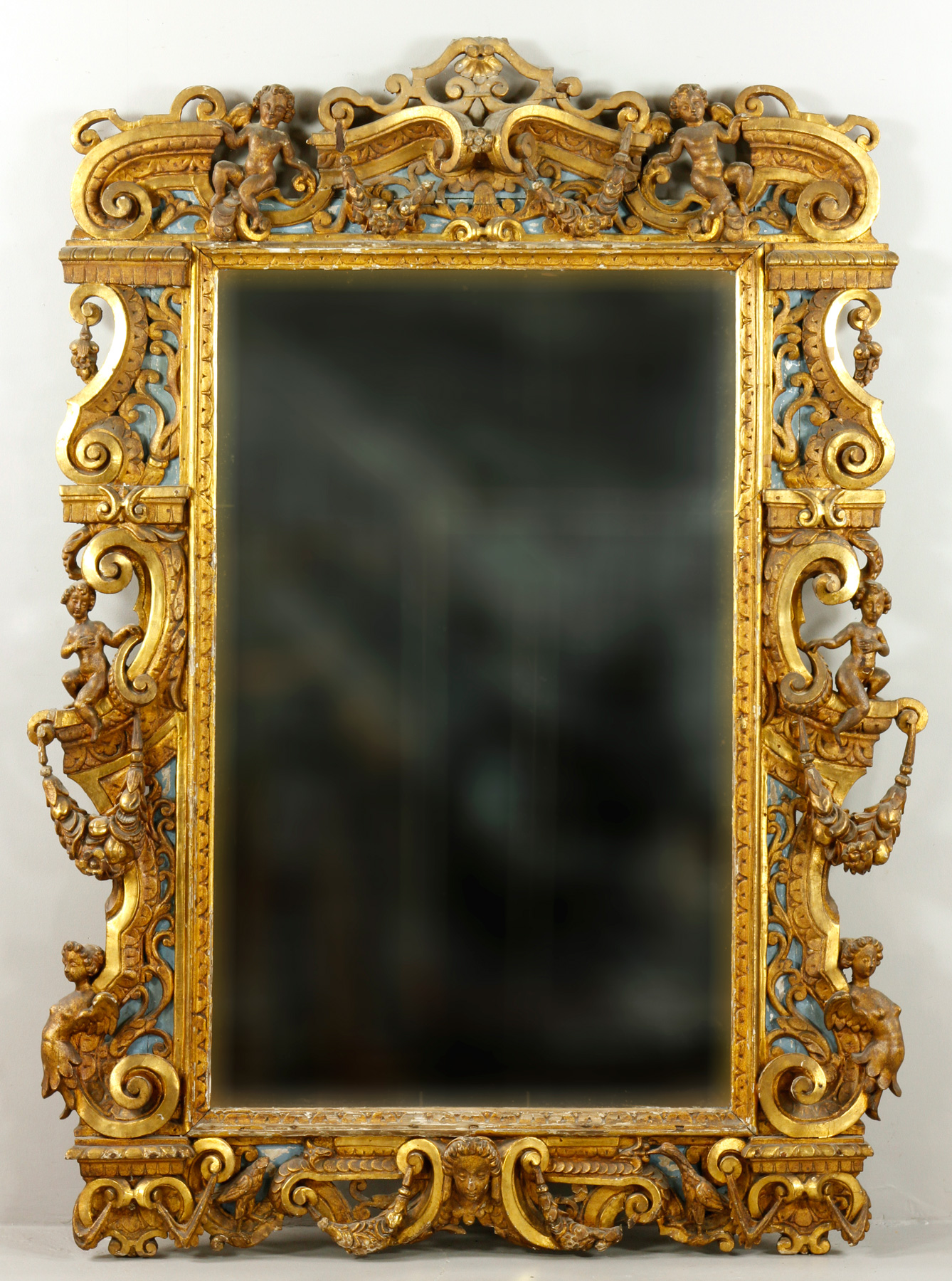 Italian Carved Gilt Mirror