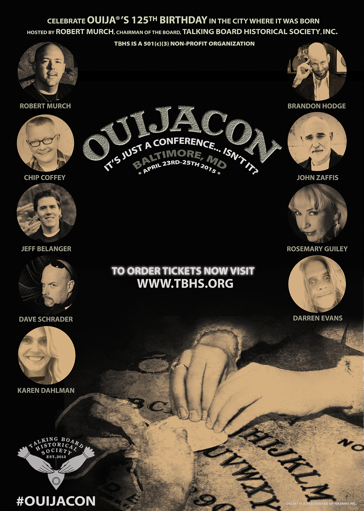 OUIJACON - April 23-25, 2015 in Baltimore, Maryland