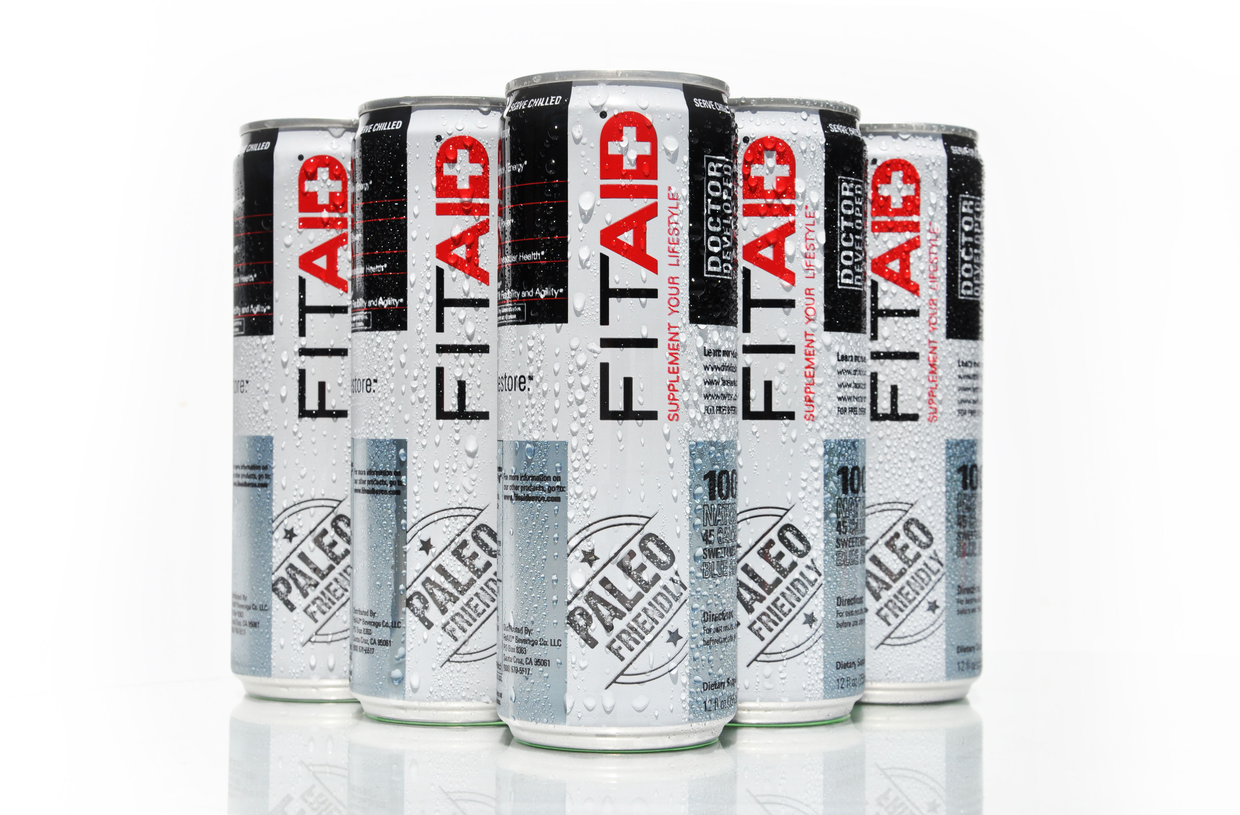 FitAID is available in packs of four or by the can to drink as a nutritional supplement pre and post workouts.