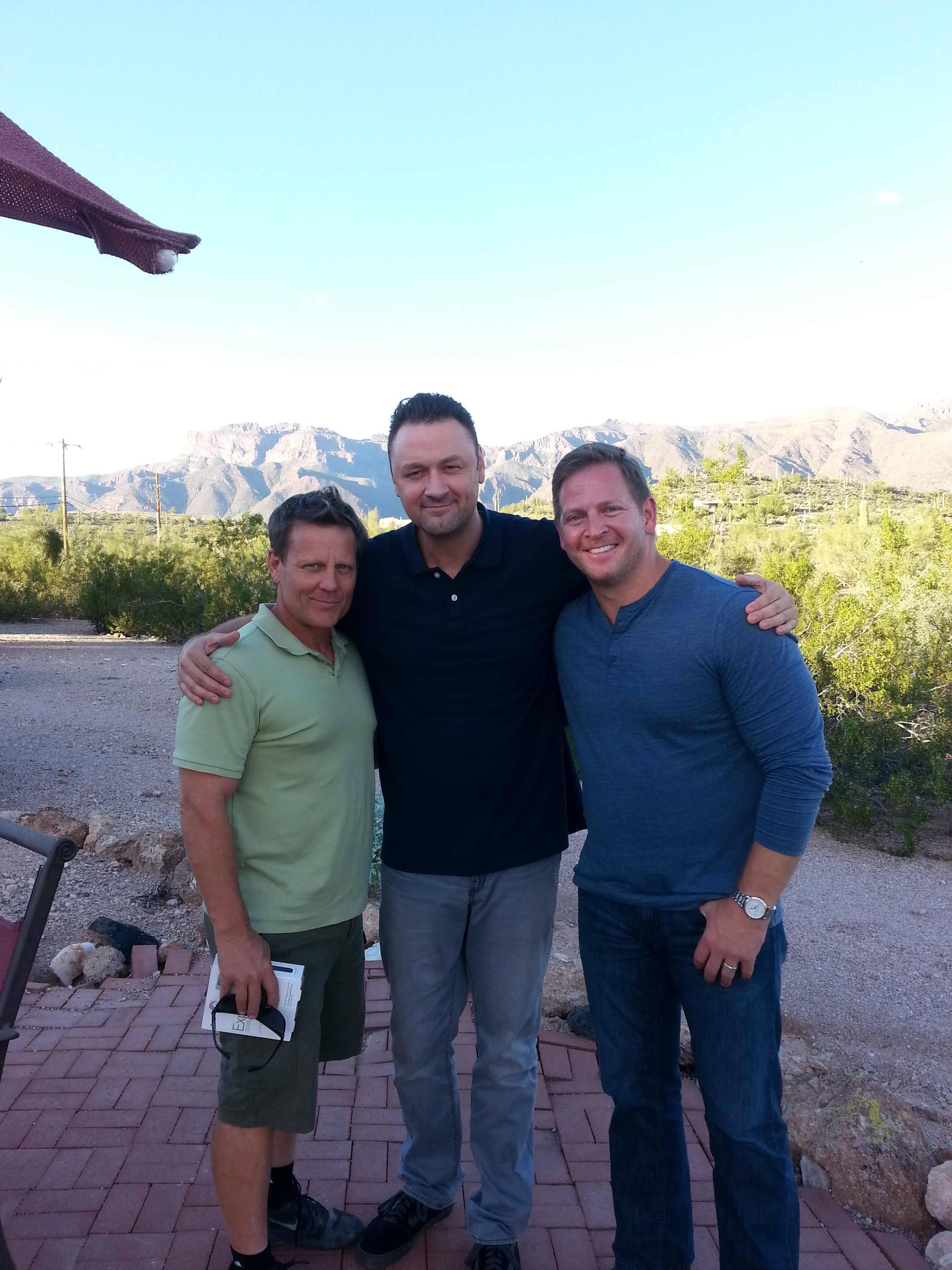 Actor Jason Cameron with Director/Writer Nathan Hill and Producer Keith Wilson