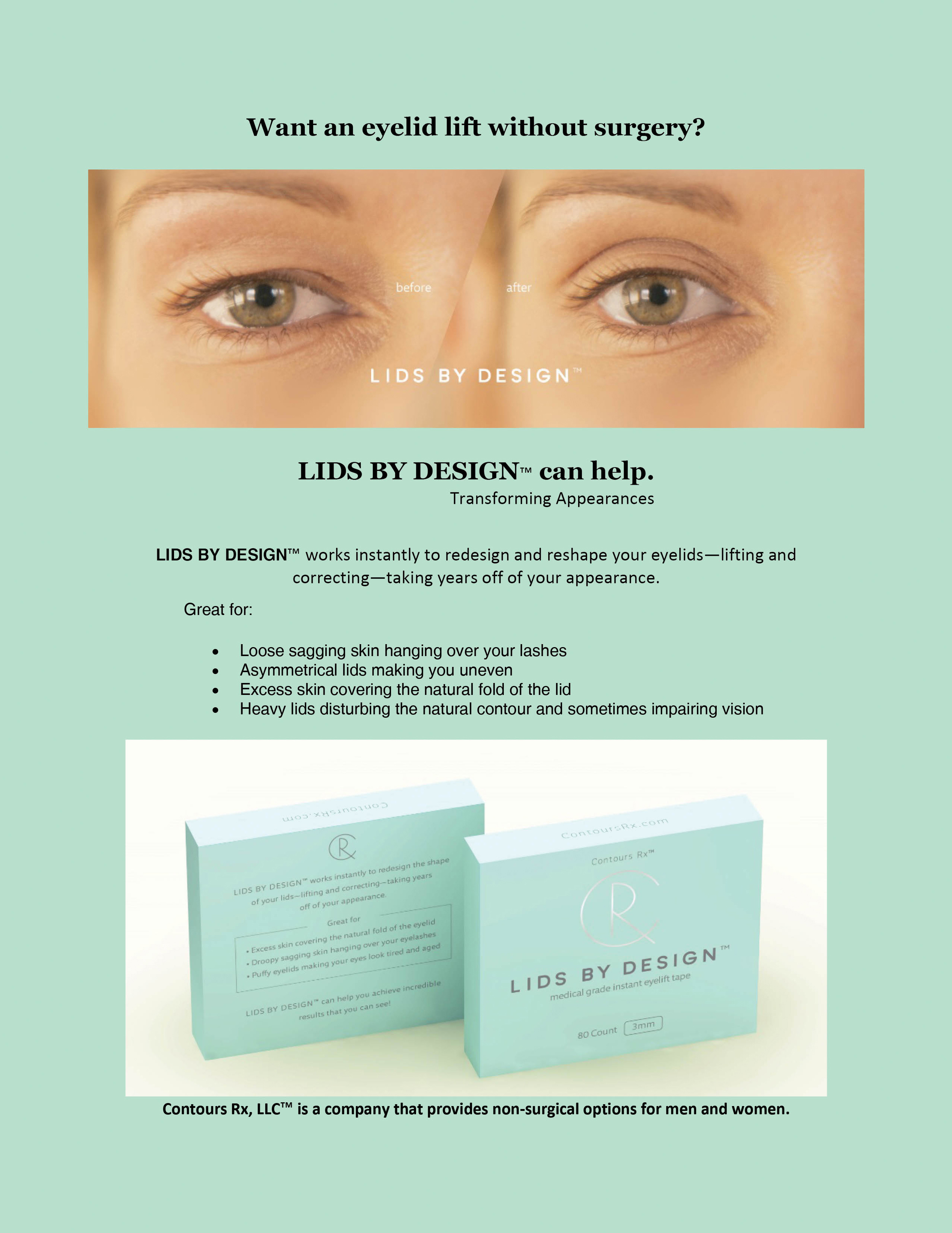 Want an eyelid lift without surgery?