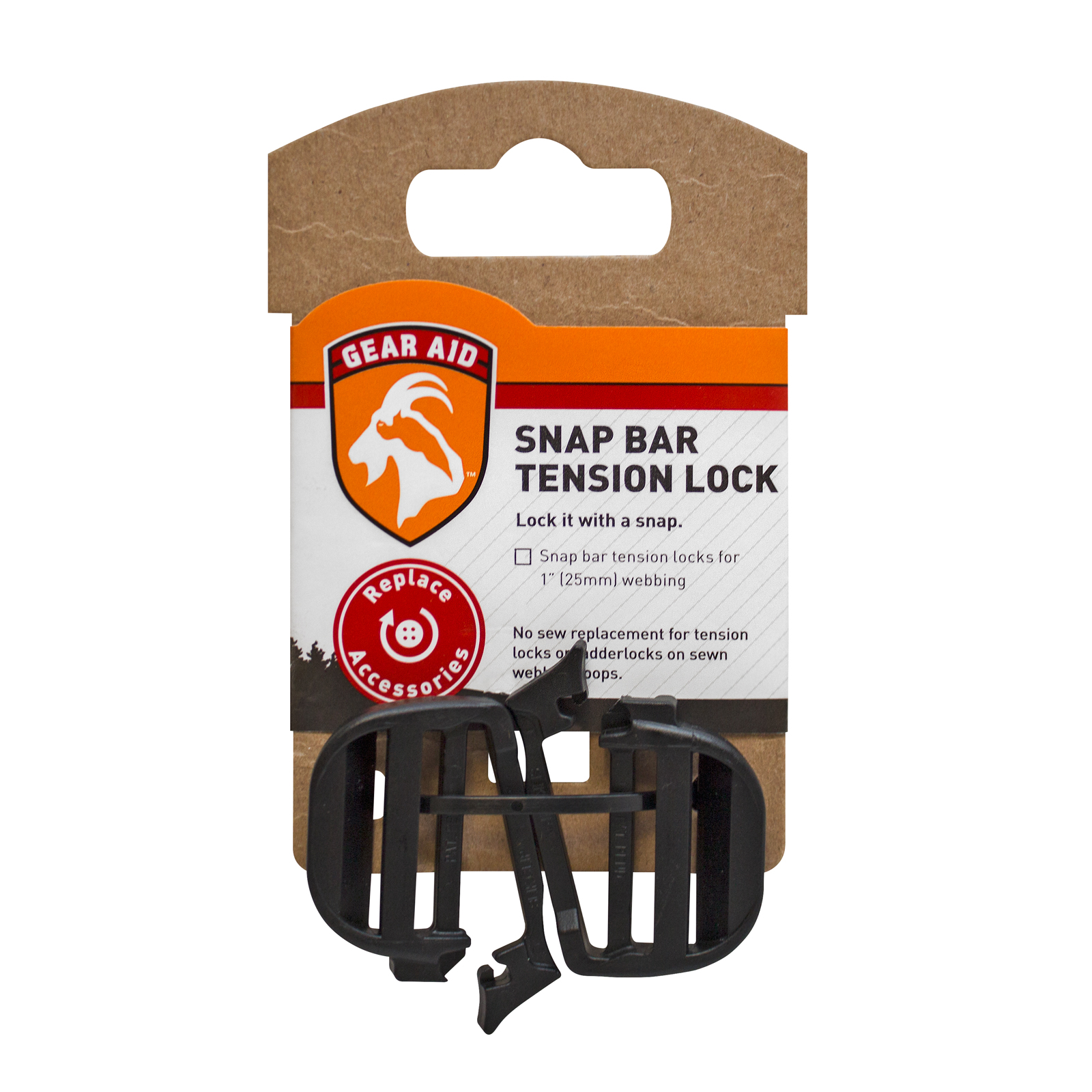 McNett Gear Aid Snap Bar Tension Lock For 1” Webbing 