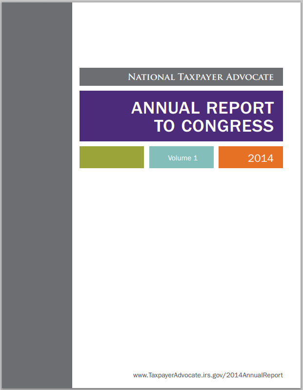 2014 Annual Report to Congress Report Cover