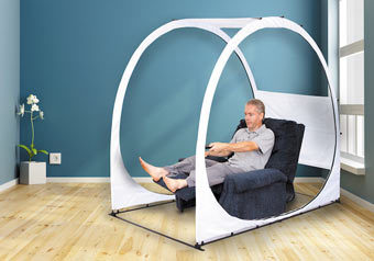 The Halo provides Magnetic Resonance Therapy (in the home). It is one of two products developed by Magneceutical Health.