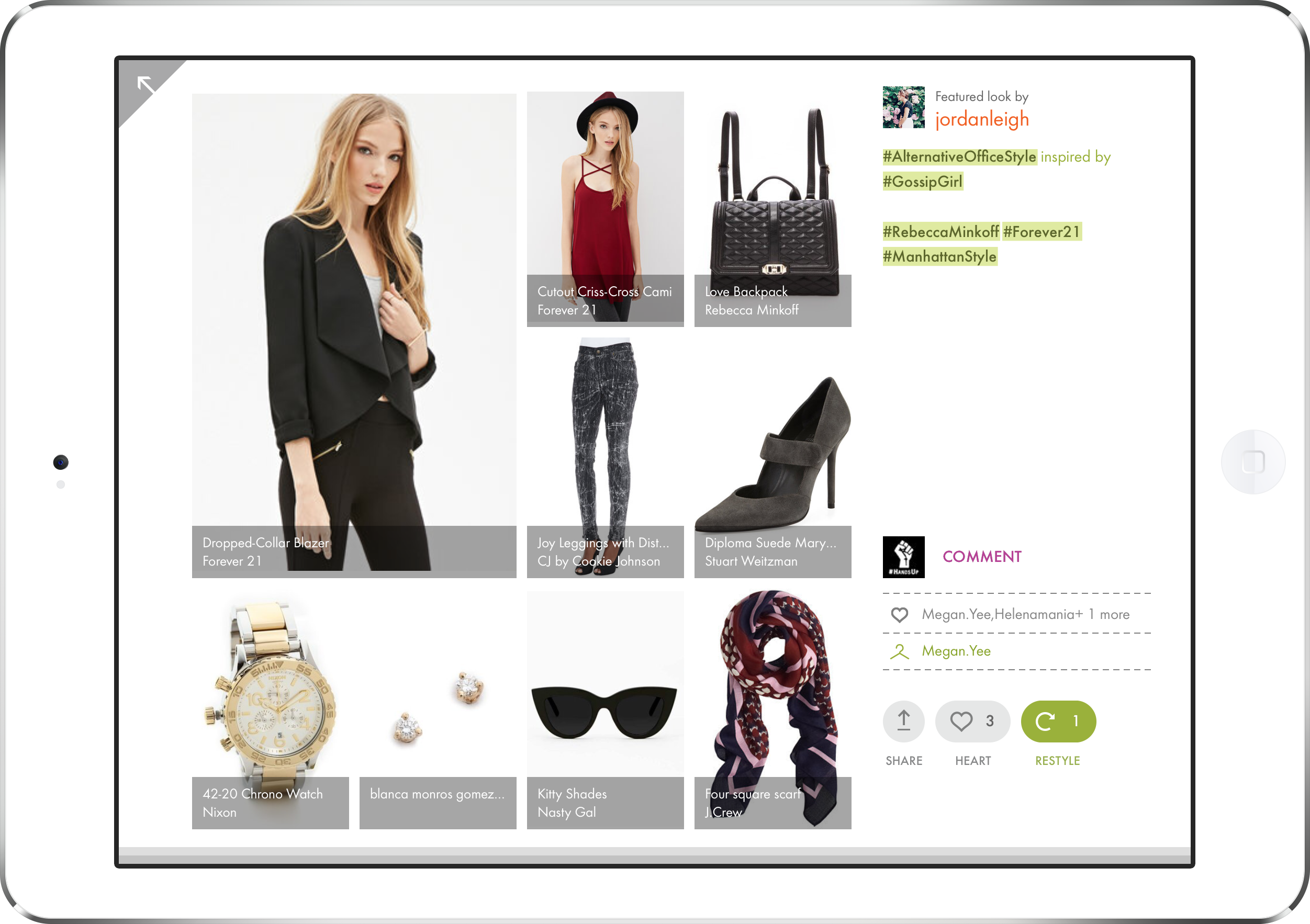 Cult Collection Launching Fashion Inspiration App On IPad