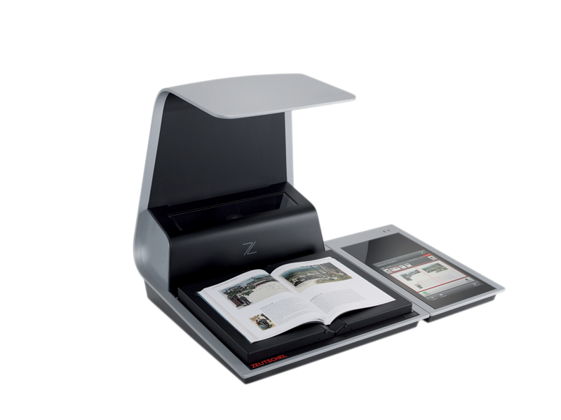 The Zeutschel zeta patron book scanner wins a Modern Library Award gold