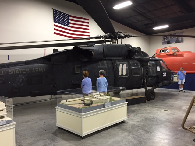 UH60 Black Hawk Helicopter exhibit. Photo credit: The National Navy UDT-SEAL Museum.