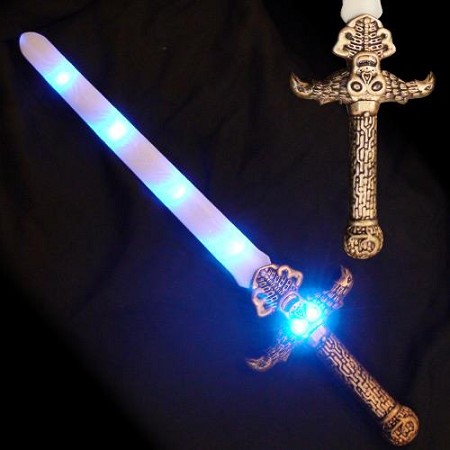 Blue LED Skull Sword from Sureglow.com