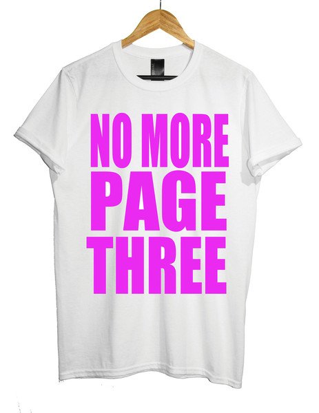 No More Page 3 T Shirt