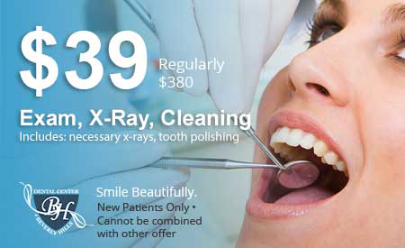 Exam, X-Ray and Cleaning $39