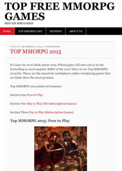 Top Free MMORPG Games 2015