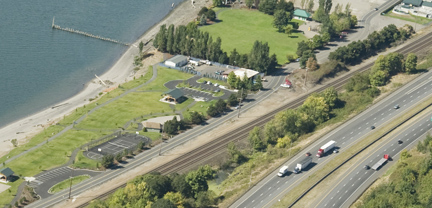Port of Kalama right on Interstate 5 for easy access, distribution.