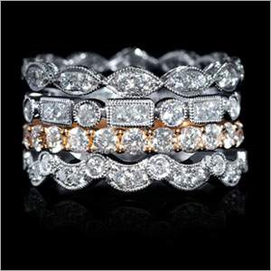 Firenze Jewels Diamond Stackable Rings