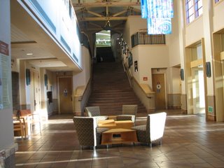 The lobby of the Osher Marin JCC 200 N San Pedro Rd. San Rafael