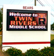 LED Message Center at Twin Rivers Middle School