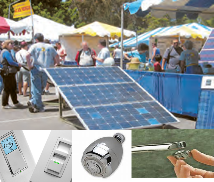 EarthFair's eHome exhibit showcases innovative products and technologies that facilitate sustainable living -- and save money!