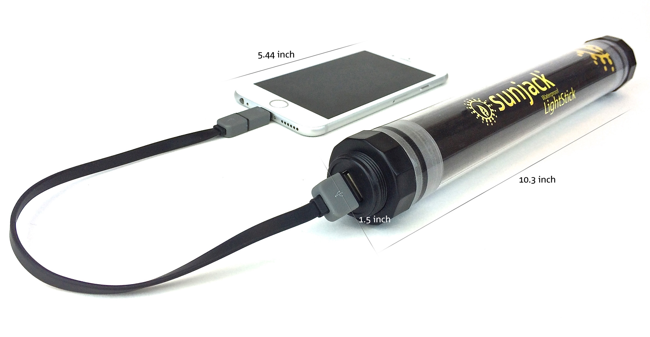 Charge your smartphone from the internal powerbank