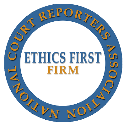 Chimniak Court Reporting is an Ethics First Firm