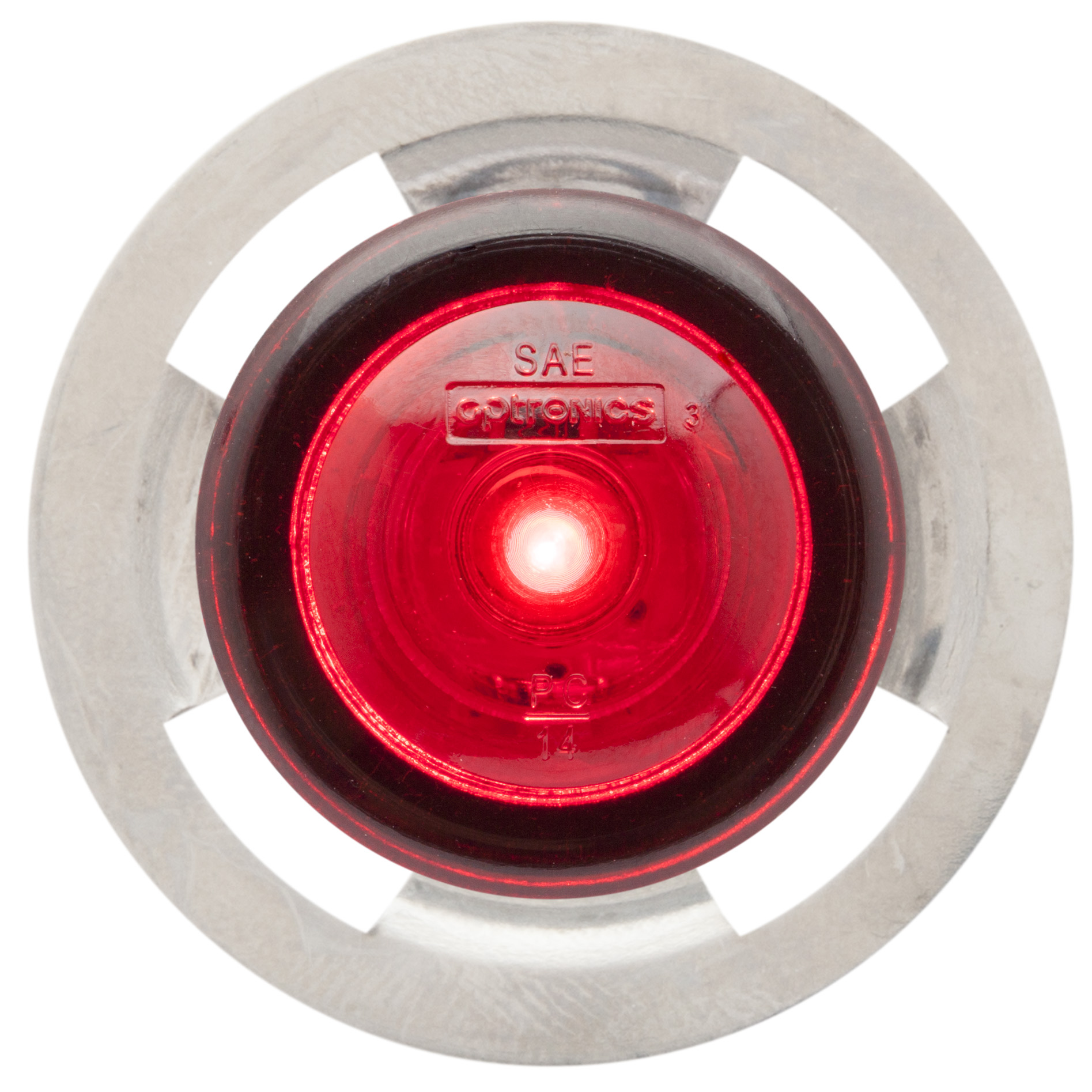 Four-inch round stop/tail/turn lamps and three-quarter-inch marker lamps are part of the LampLock Anti-Theft Lighting System.