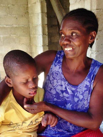 Mother & Son in Footprints of the Son outreach program