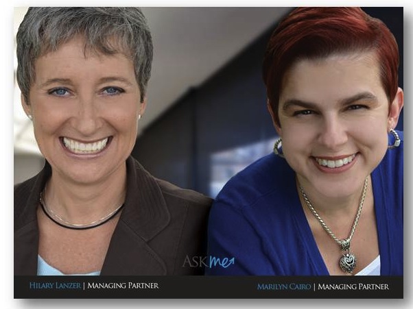 Hilary Lanzer and Marilyn Cairo, Founders of AskMeInc