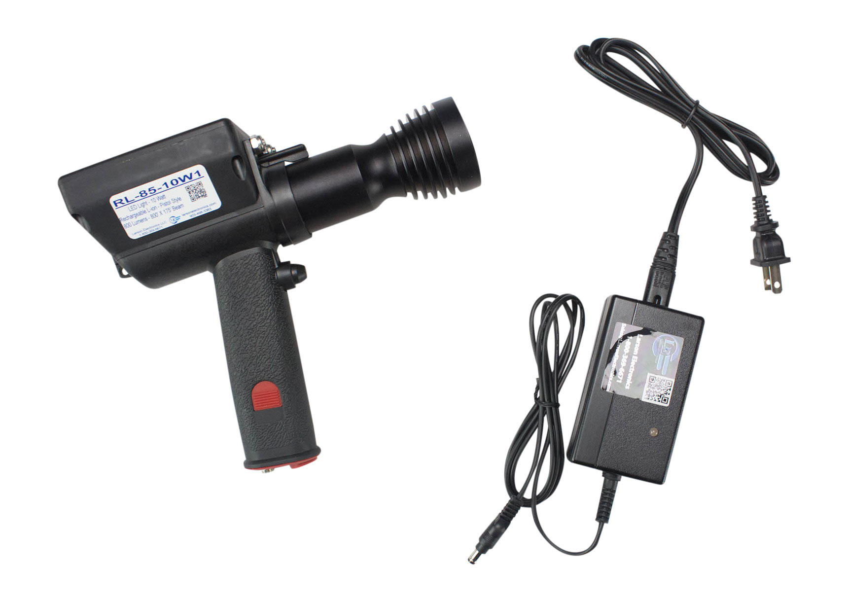 Rechargeable Handheld LED Spotlight to use for scouting the land