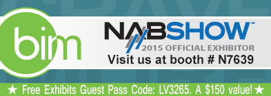 Connect with BIM at NAB 2015