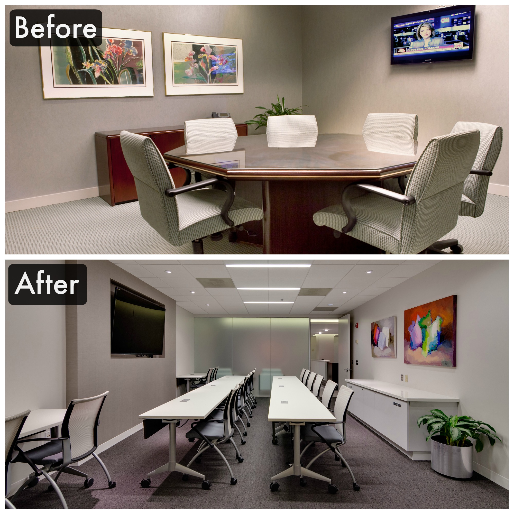 Meeting Room Before & After