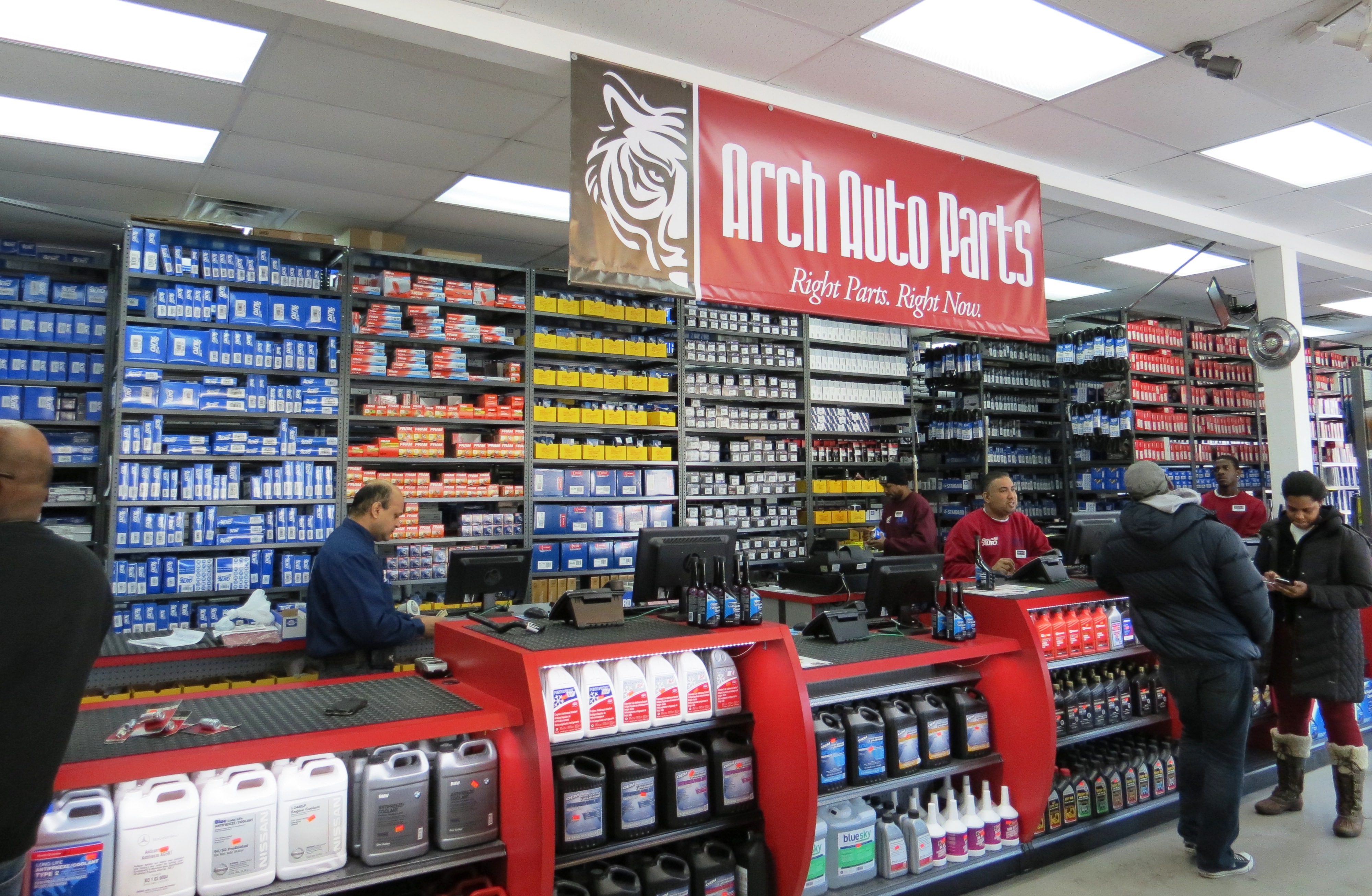 Arch Auto Parts has the best countermen in the business to help you get the "Right parts. Right now."