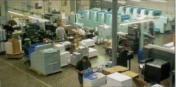 Pictured: One of two physical plants providing printing and direct mail fulfillment services for ALLPRO clients.