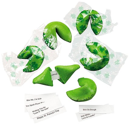 St. Patrick’s Day Fortune Cookies from Gaggifts.com
