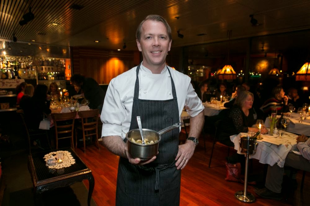Chef Chris Parsons of Steel & Rye in Milton, Mass., competed in the 2014 Food & Fun Festival collaborating with Iceland's Tjornin restaurant (The Pond).  Photo courtesy of FoodandFun.is