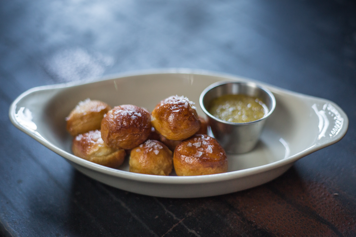 Warm Pretzel Bites at William Street Common