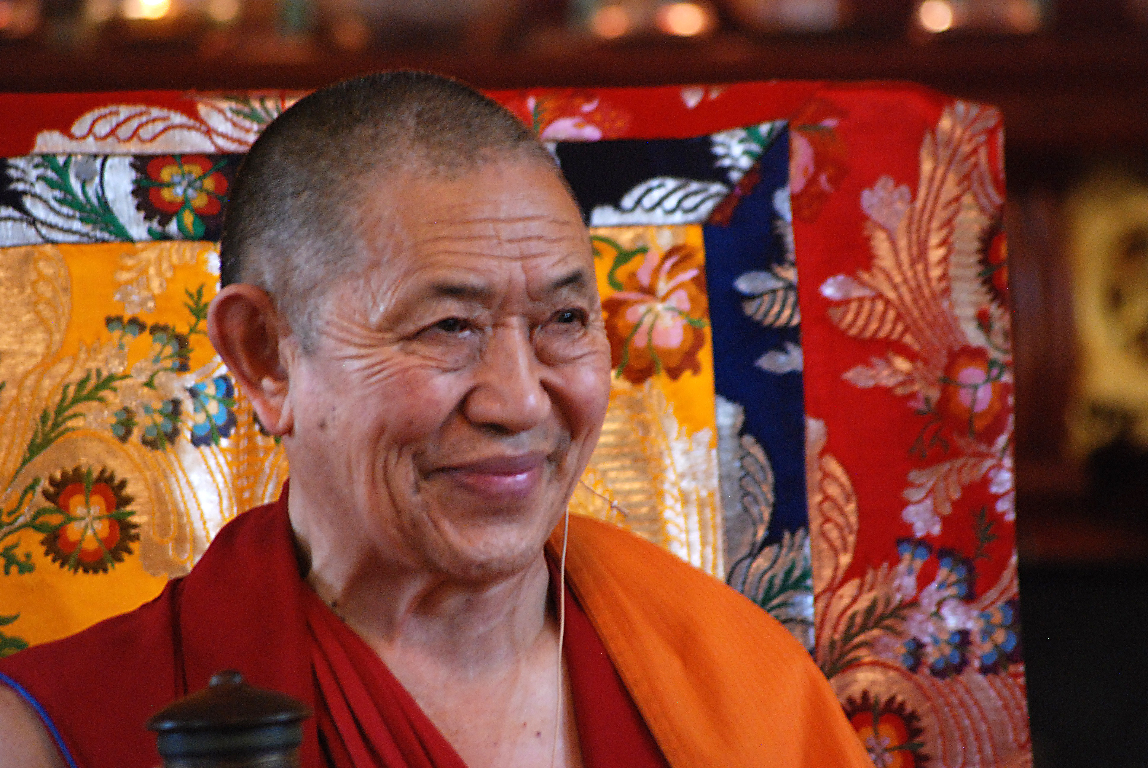 HE Garchen Rinpoche in Seattle, 2013. Photo by Katia Roberts.