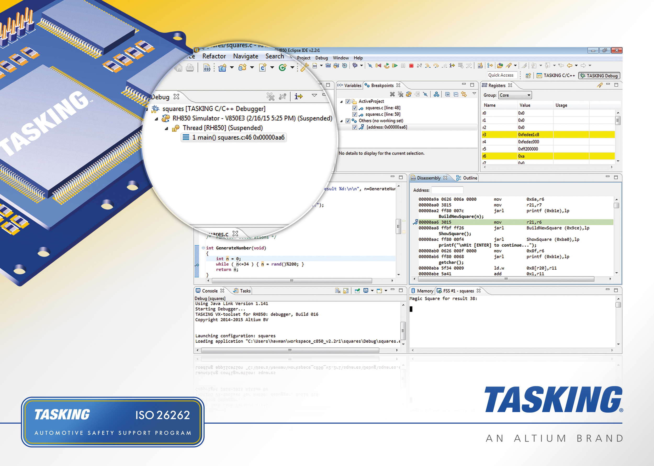 Downloadable Image: New TASKING Release for RH850