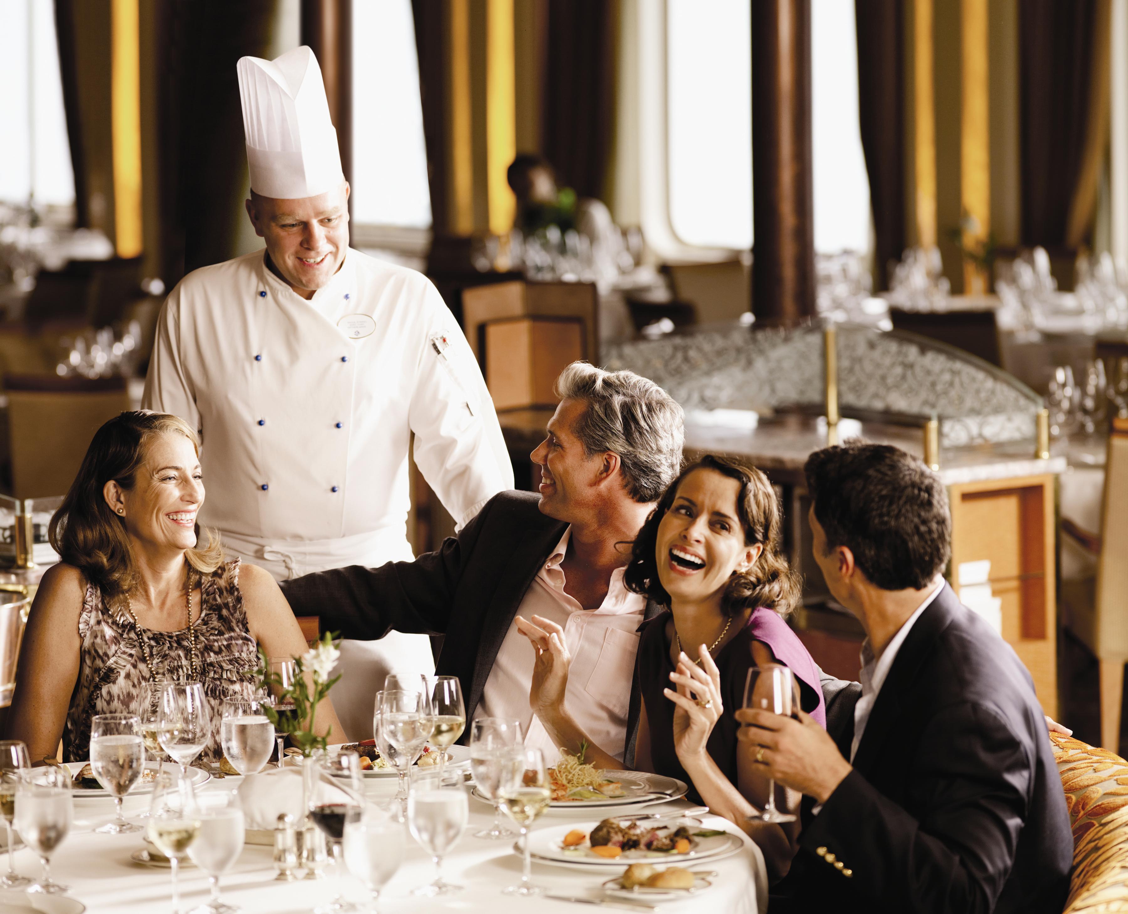 Enjoy fine dining with friends, vintners and chefs