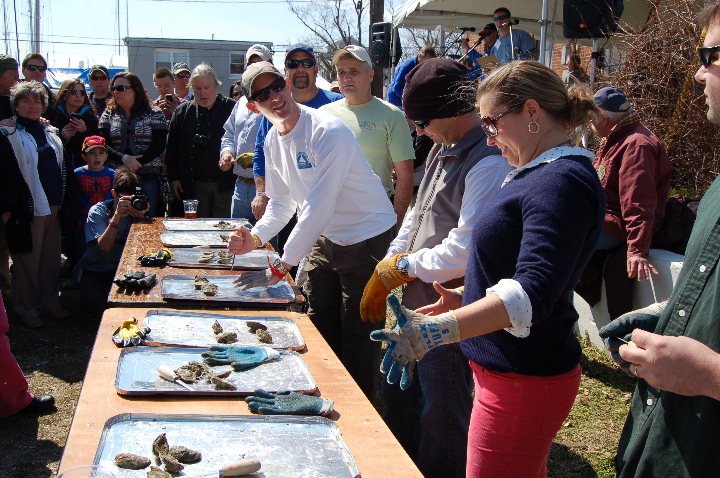 Oyster Shucking Contest