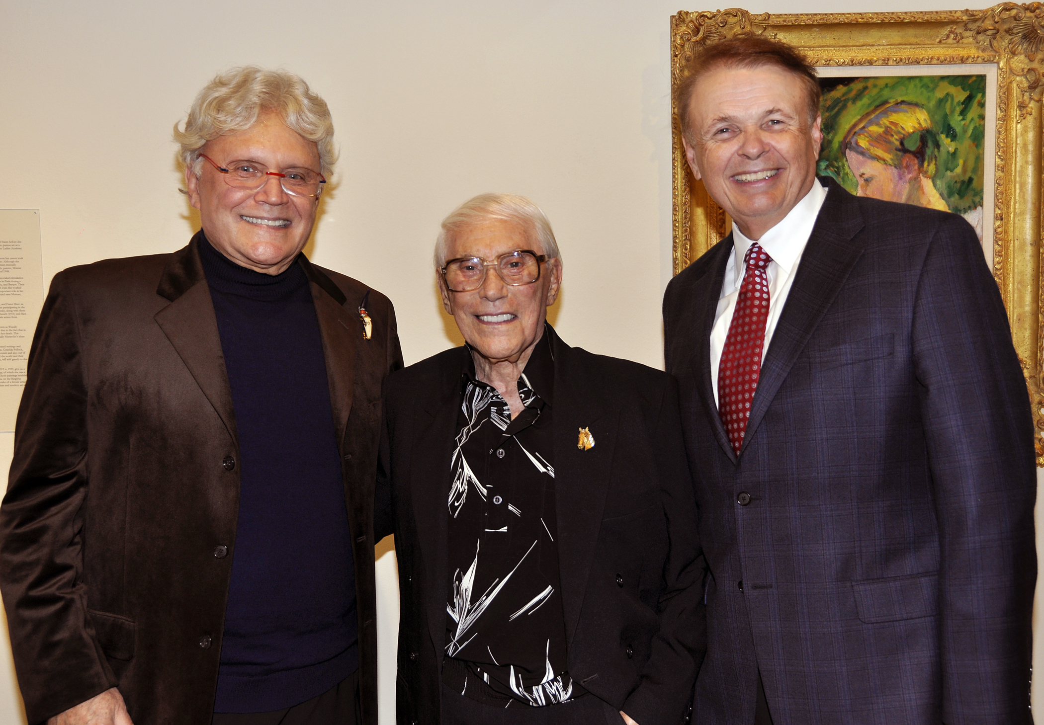 Ron Kendall, Harold Kendall and Larry Thompson (L-R) at Selby Gallery