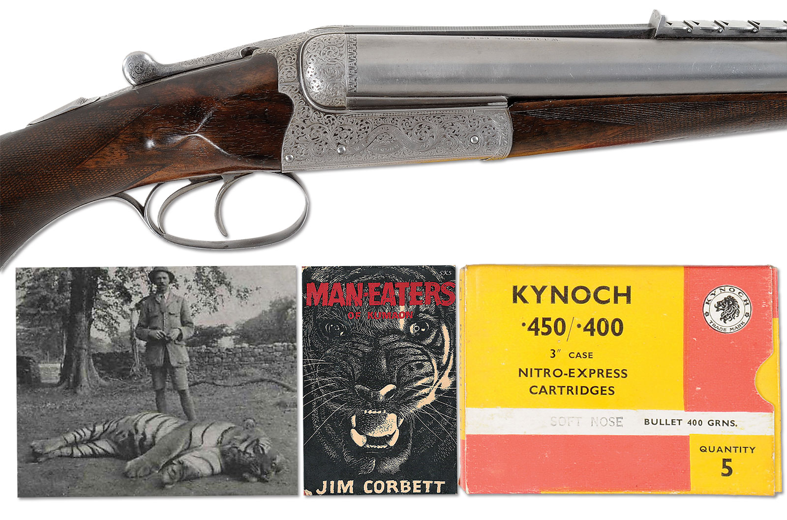 Elmer Keith's Jim Corbett "Man Eating Tiger" Rifle