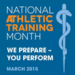 National Athletic Training Month - March
