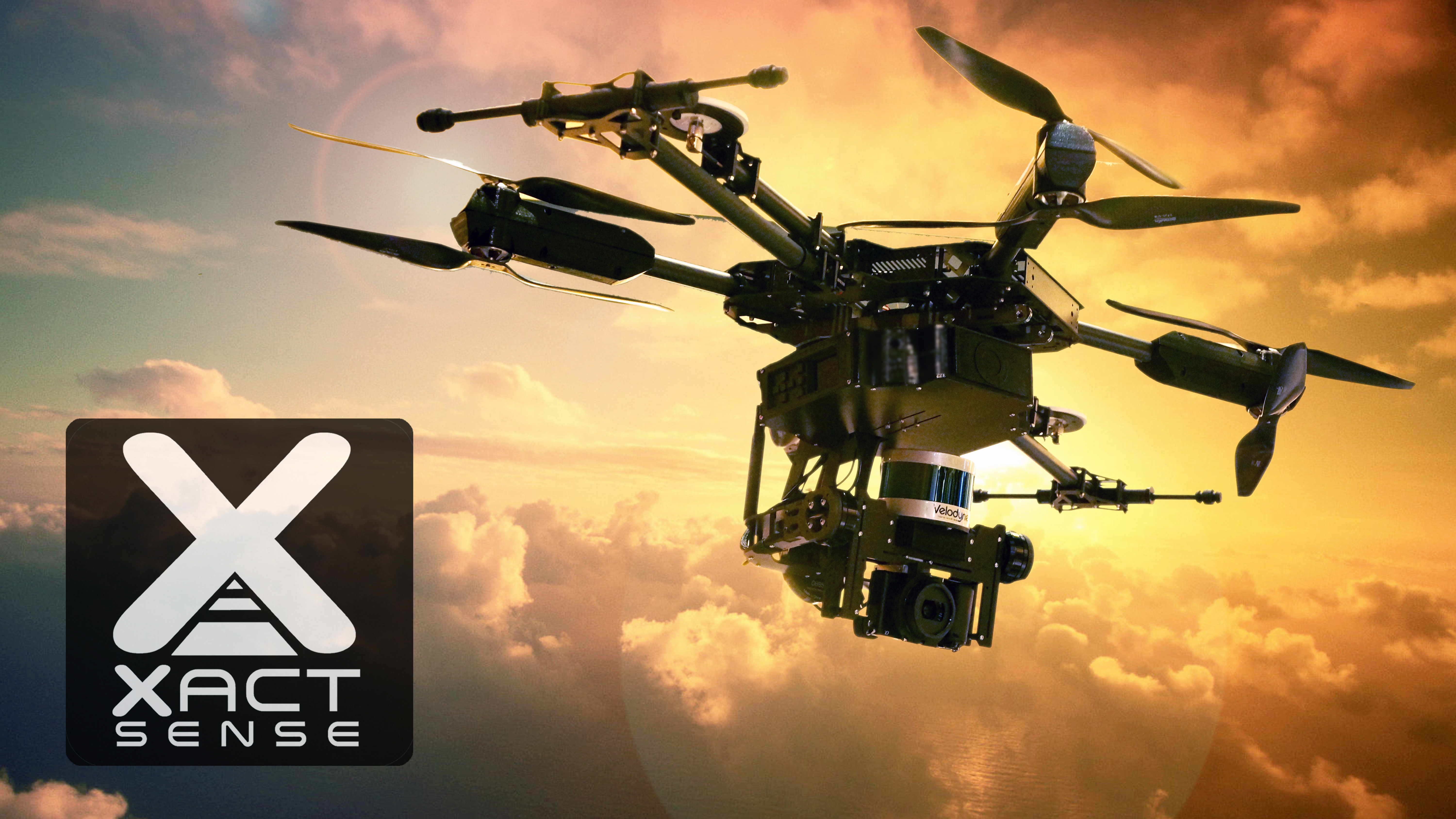 XactSense LIDAR UAV flies the Velodyne VLP 16 LIDAR Puck for Low Altitude aerial LIDAR scanning FLying Laser Robots ! Drone LIDAR survey is now a reality with XactSense release of their new LIDAR UAV